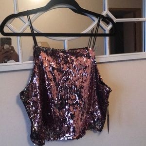 Sequin top